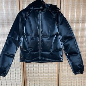 Azalea wang waterproof black puffer small
